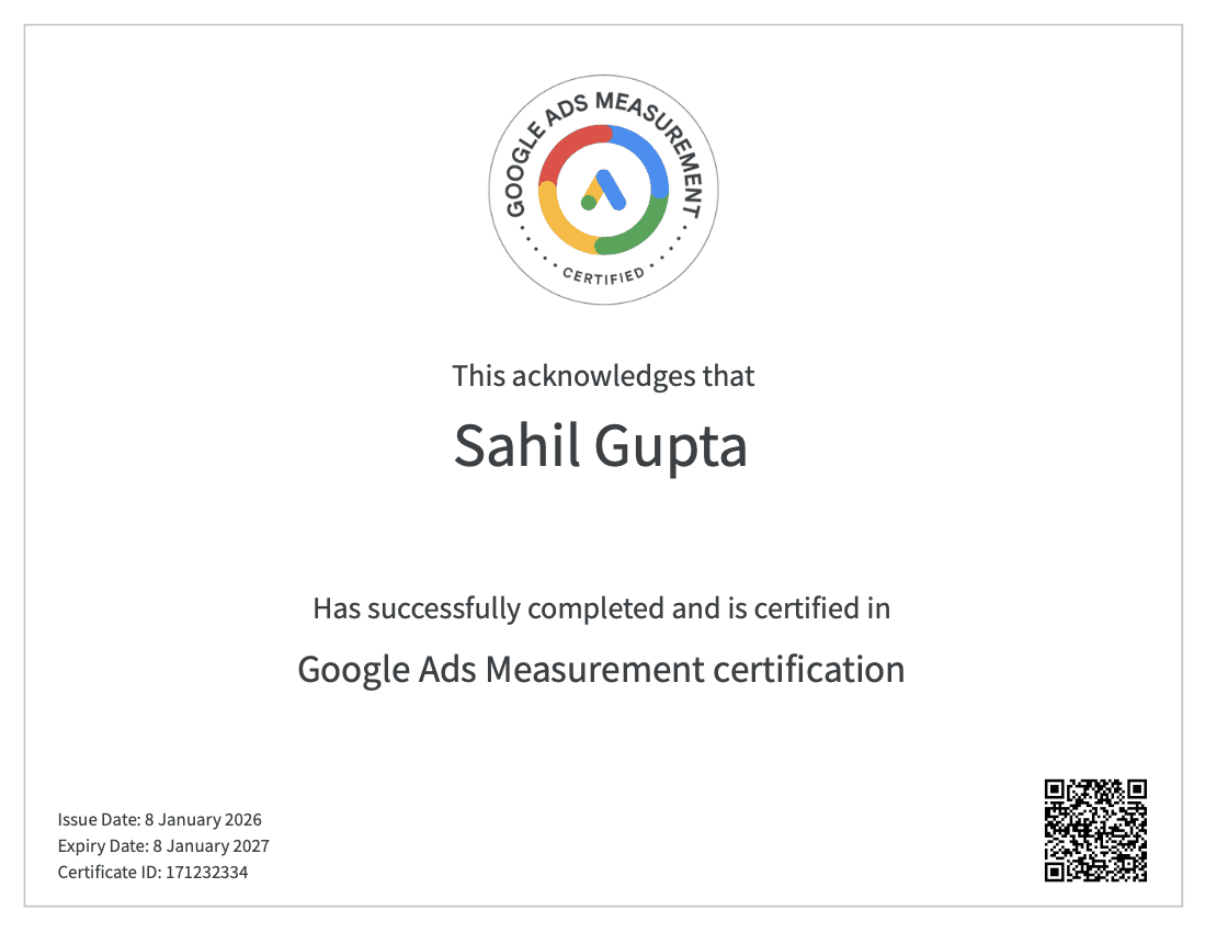 Certification